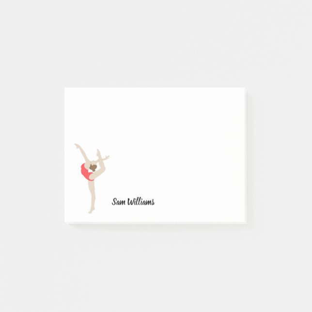 Female Gymnast Post-it Notes (Front)