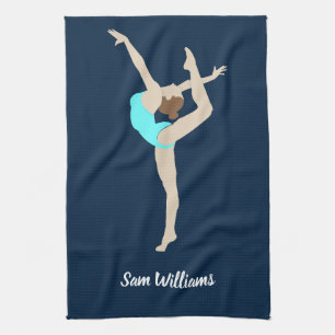 Female Gymnast Tea Towel