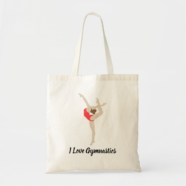 Female Gymnast Tote Bag (Front)