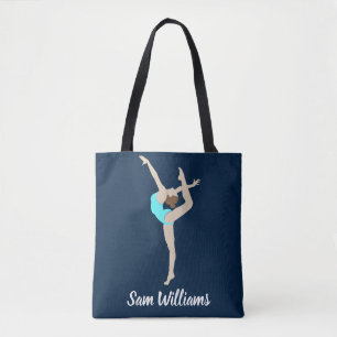 Female Gymnast Tote Bag
