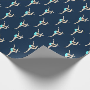 Female Gymnast Wrapping Paper