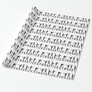 Female Gymnastics Wrapping Paper
