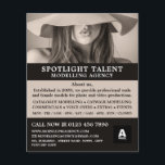 Female Hat Model, Modelling Agency, Model Agent Flyer<br><div class="desc">Female Hat Model,  Modelling Agency,  Model Agent Advertising Flyers By The Business Card Store.</div>