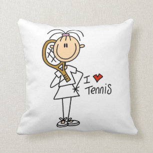 Female I Love Tennis Cushion