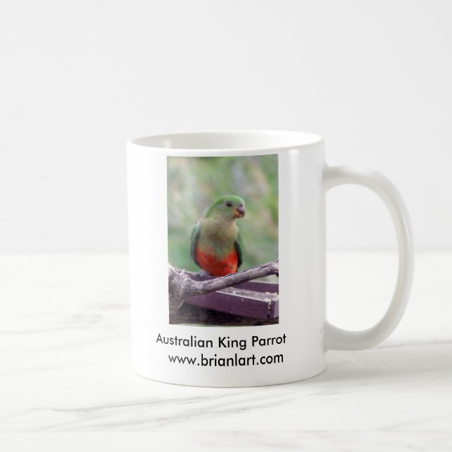 Female King parrot Coffee Mug (Right)