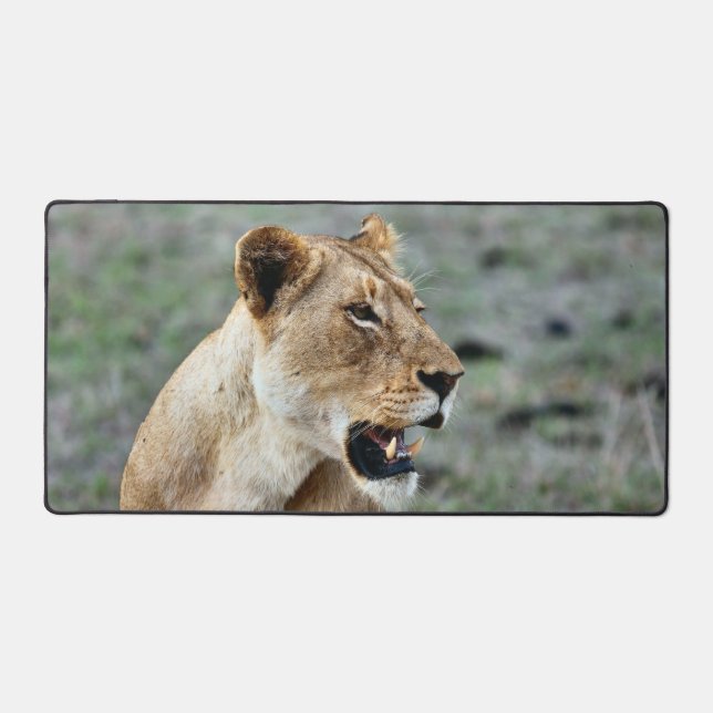 Female Lion Desk Mat (Front)