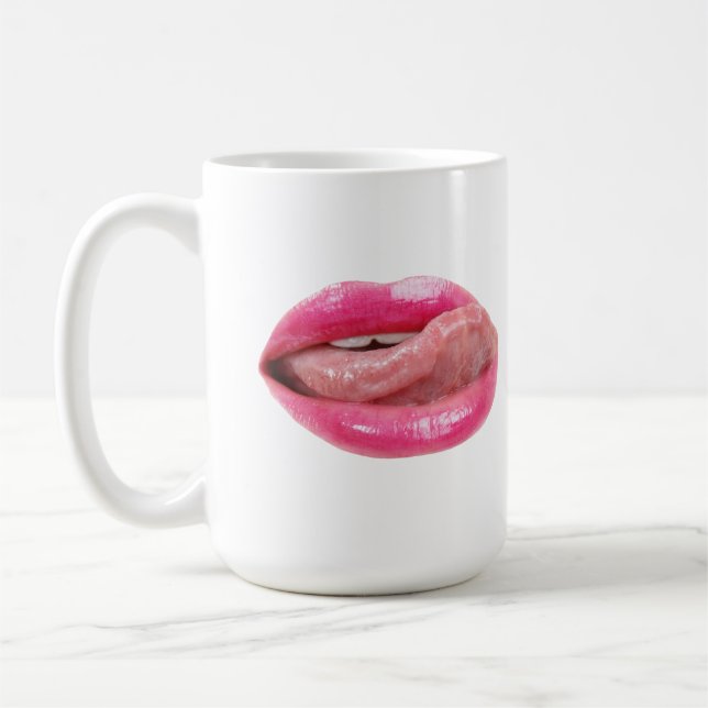 Female lips coffee mug (Left)
