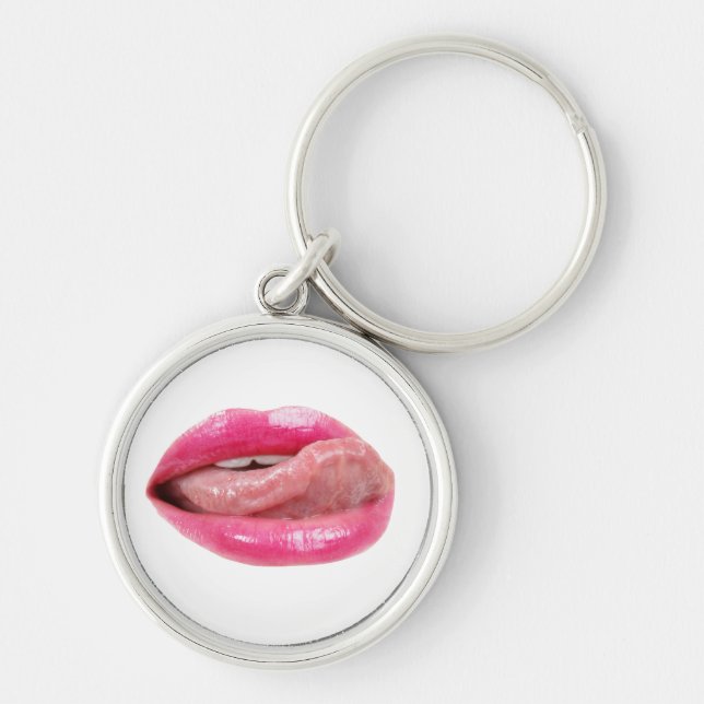 Female lips key ring (Front)