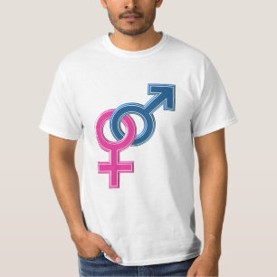 Female male coupled symbols T-Shirt