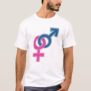 Female male coupled symbols T-Shirt
