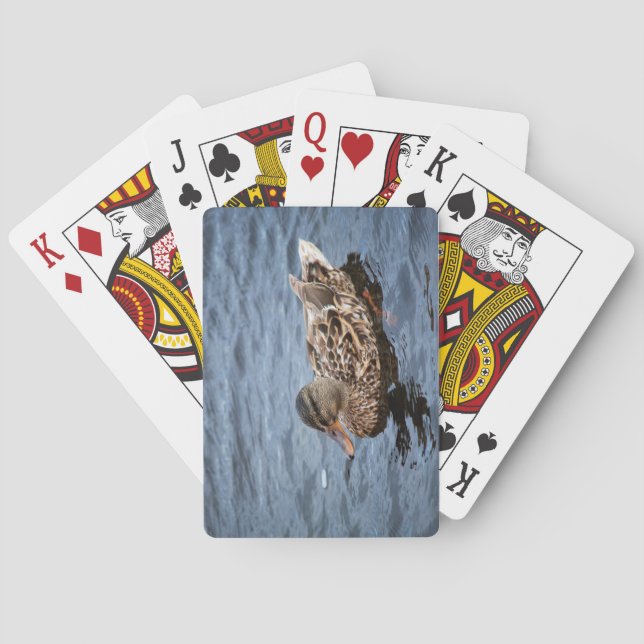 Female Mallard Playing Cards (Back)
