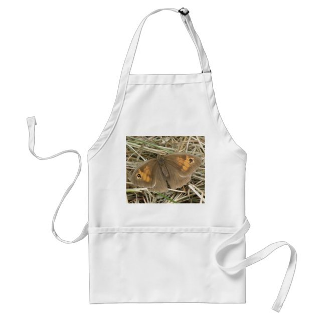 Female Meadow Brown Butterfly Apron (Front)