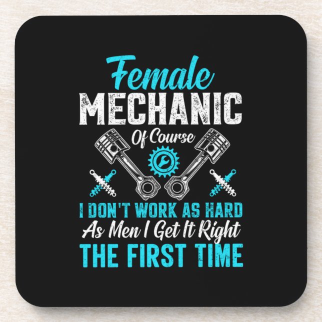 Female Mechanic Coaster (Front)