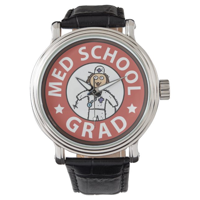 Female Medical School Graduation Watch (Front)