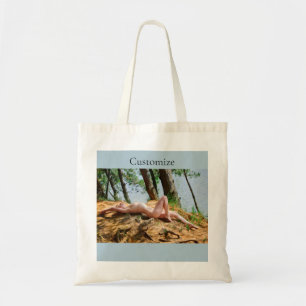 Female Model Sunbathing Thunder_Cove  Tote Bag