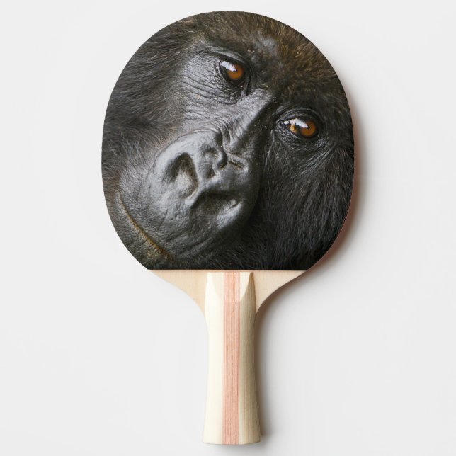 Female Mountain Gorilla Ping Pong Paddle (Front)