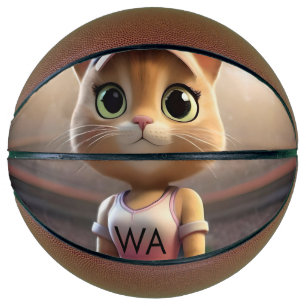 Female Netball Cat, Basketball