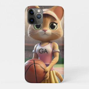 Female Netball Cat,  iPhone 11 Pro Case