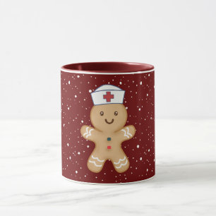 Female Nurse Day Mum Appreciation Red Cross Cookie Mug