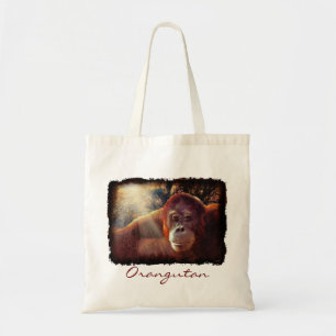 Female Orangutan Primate Wildlife Tote Bag