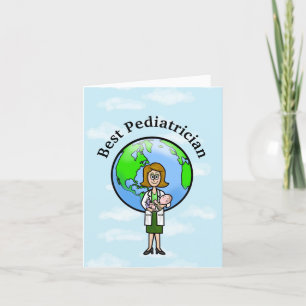Female Paediatrician Doctor Greeting Card