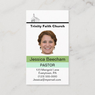 Female Pastor Business Card