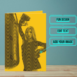 Female Personal Trainer Birthday Card