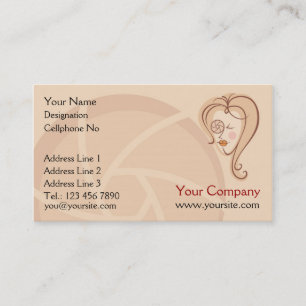Female Photographer Business Cards
