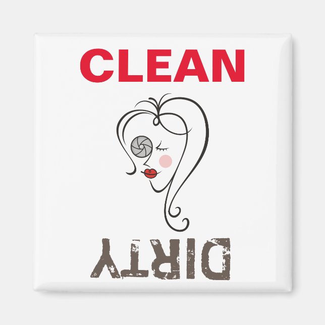 Female Photographer Magnet (Front)