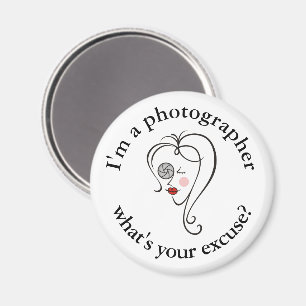 Female Photographer Magnet