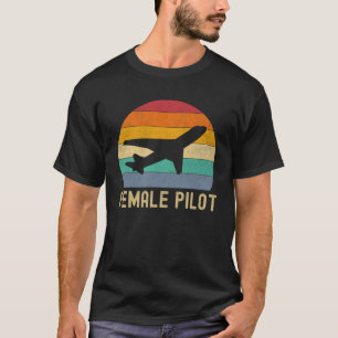 Female Pilot Definition  Aviation T-Shirt