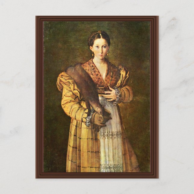 Female Portrait Called "Lâ € ™ Antea" "" By Parmig Postcard (Front)