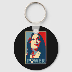 Female Power Future Is Kamala Harris Empowerment 4 Key Ring