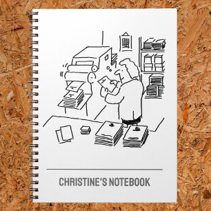 Female Print Worker Notebook