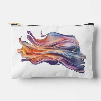 Female Profile in Cosmic Colours Cosmetic Bag