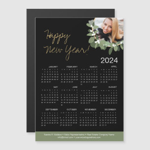 Female Realtor Photo 2024 Calendar Happy New Year