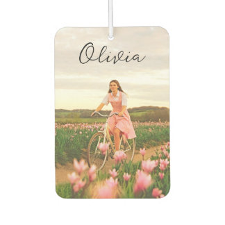 Female Romantic Custom Photography Car Air Freshener