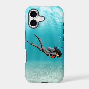 Female S.C.U.B.A. Diver
