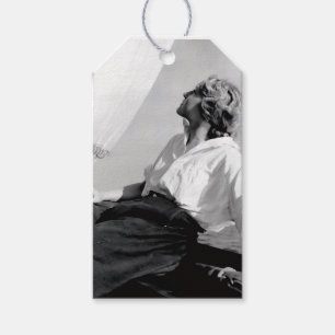 Female Sailor (Veronica Lake) Black & White Photo Gift Tags