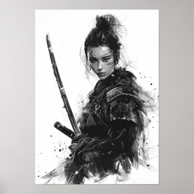 Female Samurai Portrait - Anna Sawai - Straight-on Poster (Front)
