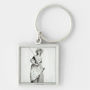 Female Sans-Culotte, 1792 Key Ring