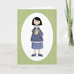 Female School Counsellor Thank You Card