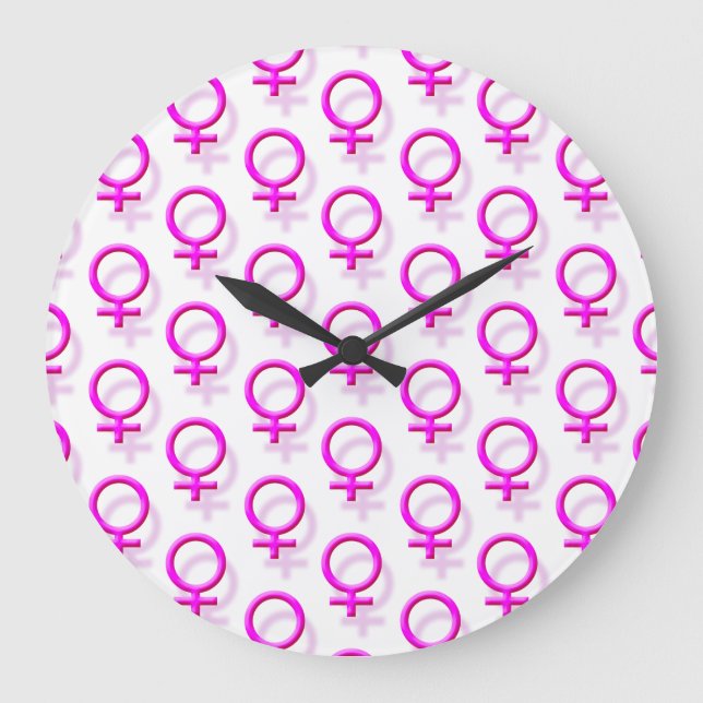 Female Sex-Symbol Large Clock (Front)