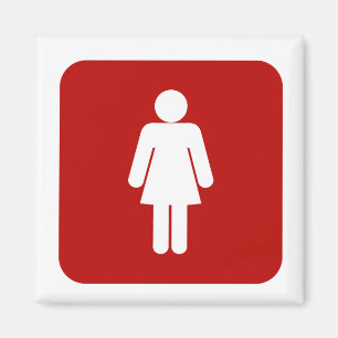Female Sign Magnet