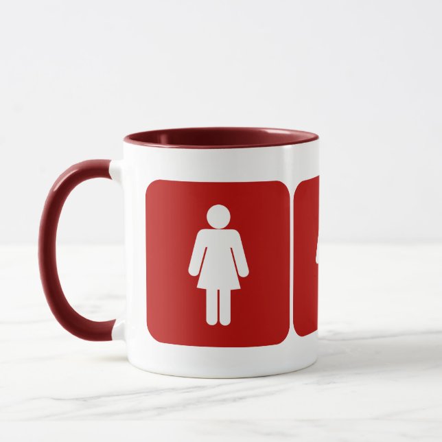 Female Sign Mug (Left)