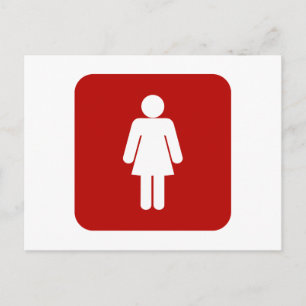 Female Sign Postcard