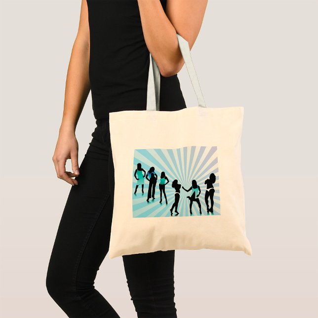 Female Silhouettes Tote Bag (Creator Uploaded)