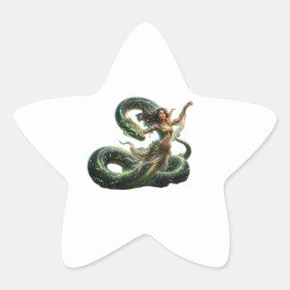 Female Snake Star Sticker