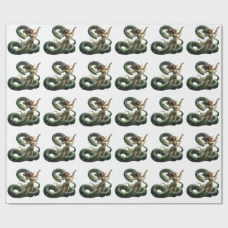 Female Snake Wrapping Paper