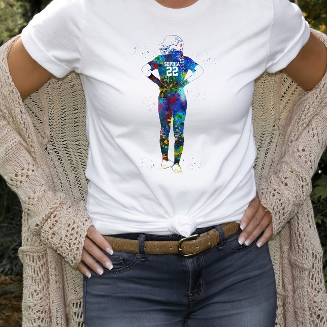 Female Softball Player T-Shirt (Creator Uploaded)